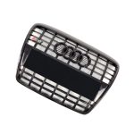 S6 Style Black Front Bumper Radiator Grille for Audi A6 2008–2011 - Image 2