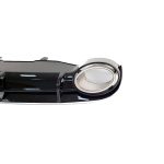 RS6 Style Rear Diffuser with Exhaust Tips Black for Audi A6 (2012–2015) - Image 3