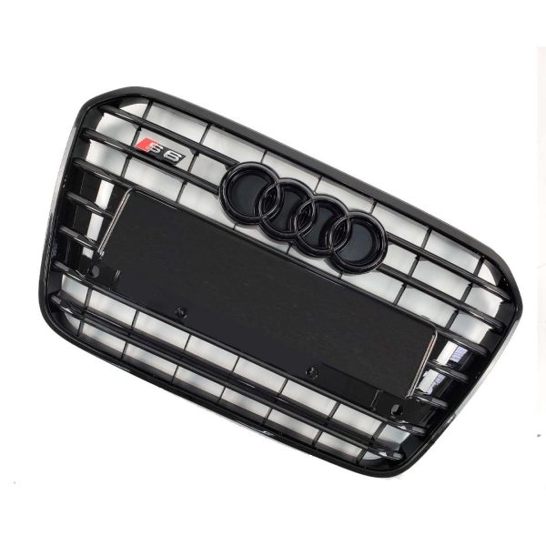 S6 S-Line Black Front Bumper Radiator Grille Audi A6 2012–2015