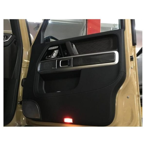 Door Armrest Trim Covers Carbon Fiber For Mercedes-Benz G-Class W463A Phono 7