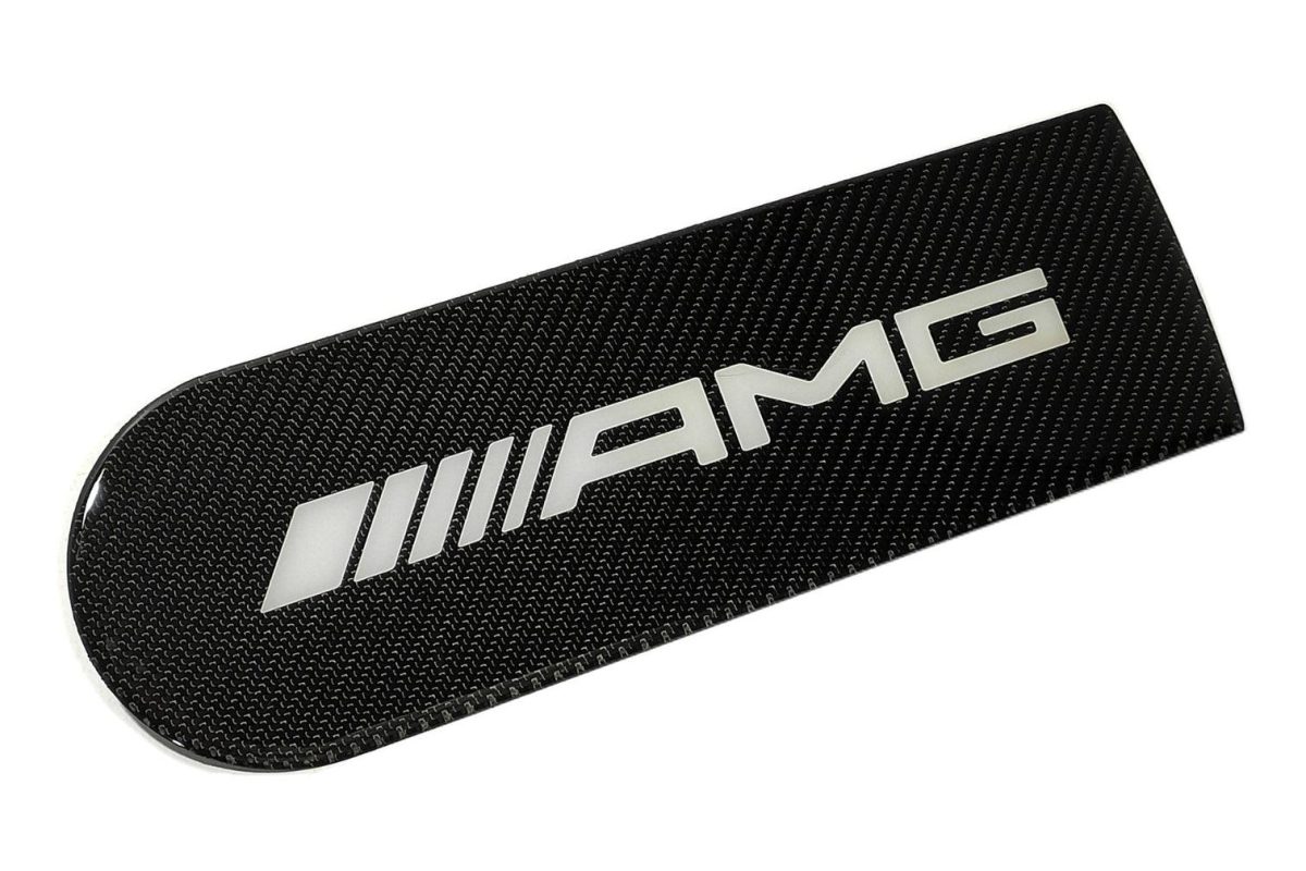 Carbon Fiber Badge Emblem Logo for Rear Spare Tire Wheel Cover AMG Mercedes-Benz W463A W464 G-Class G-Wagon - Image 3