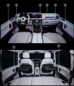 AMG Interior Trim with LED Lighting for Mercedes-Benz G-Class W463A/W464 G-Wagon - Image 3