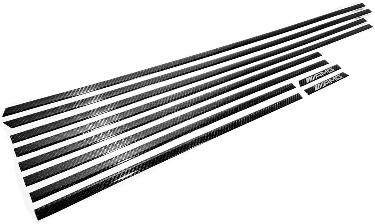 AMG Carbon Fiber Side Mouldings Insertions Set for Mercedes-Benz G-Class W463  - Image 3