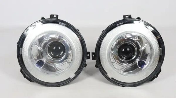 HID Xenon headlights set for Mercedes-Benz G-Class W463 2007–2018, premium OEM-style replacement with brighter illumination
