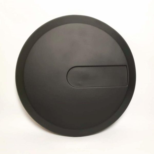 Fiberglass rear spare wheel plate cover for Mercedes-Benz G-Class W463, lightweight unpainted cover ready for custom paint and premium styling