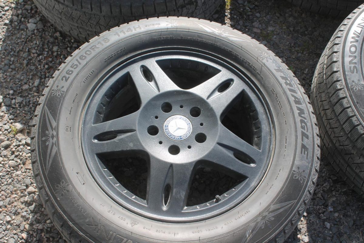 R18 Black Rims with Tires Set for Mercedes-Benz G-Class W463/W463A/W464 - Image 3