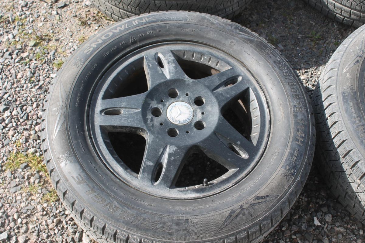R18 Black Rims with Tires Set for Mercedes-Benz G-Class W463/W463A/W464 - Image 6