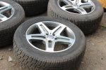 AMG R19 rims with 275/55 tires set for Mercedes-Benz G-Class W463, W463A, W464, chrome OEM wheels upgrade