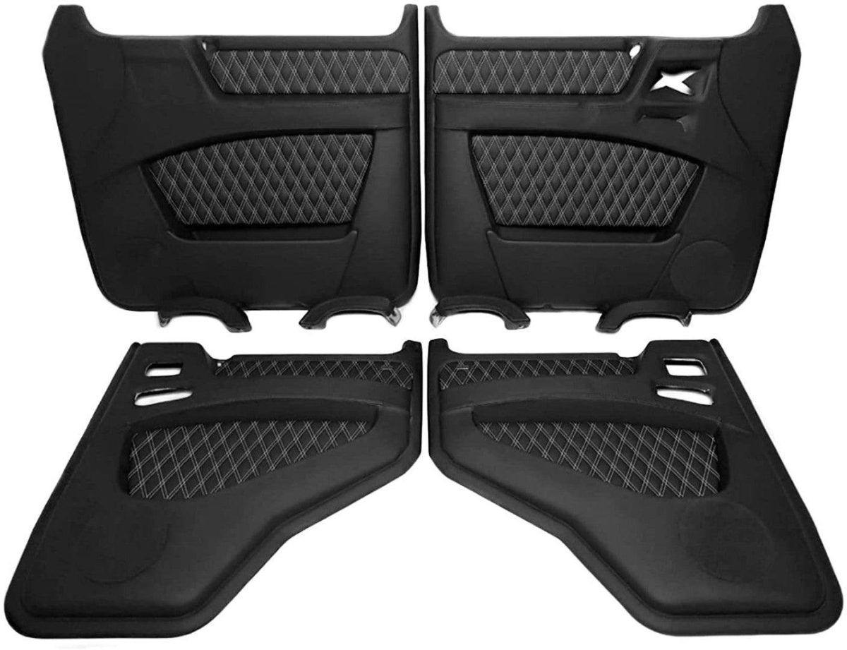 Interior Door Panels Fiberglass with Leather Trim for Mercedes-Benz G-Class W463 G-Wagon 1979–2001 - Image 2