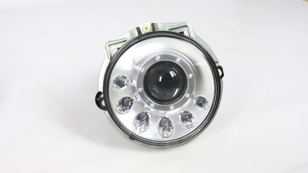 Headlight Chrome M Style Small 1pc For Mercedes-Benz G-Class W463 1979–2018 Phono 5