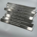 AMG Blue LED Illuminated Door Sills (4 pcs) for Mercedes-Benz W222 - Image 2