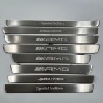 AMG Blue LED Illuminated Door Sills (4 pcs) for Mercedes-Benz W222 - Image 3