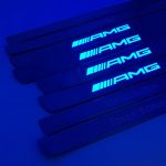 AMG Blue LED Illuminated Door Sills (4 pcs) for Mercedes-Benz W222 - Image 7