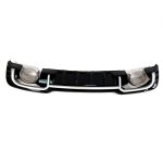 RS3-Style Rear Diffuser with Exhaust Tips for Audi A3 Sedan 2016–2020