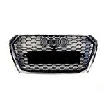RS4 Style Front Radiator Grille for Audi A4 B9 2015–2019