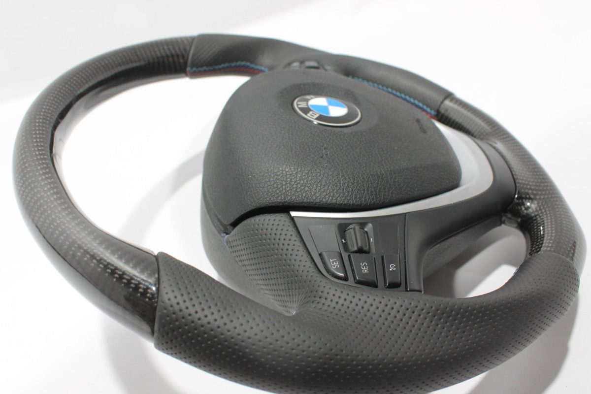 Steering Wheel Carbon Leather BMW F30 F31 F15 F16 - Image 4