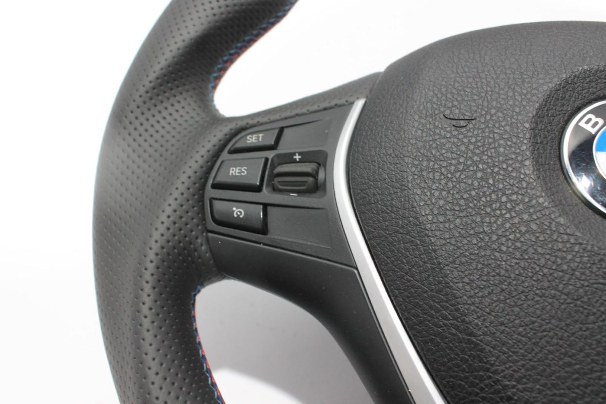 Steering Wheel Carbon Leather BMW F30 F31 F15 F16 - Image 5