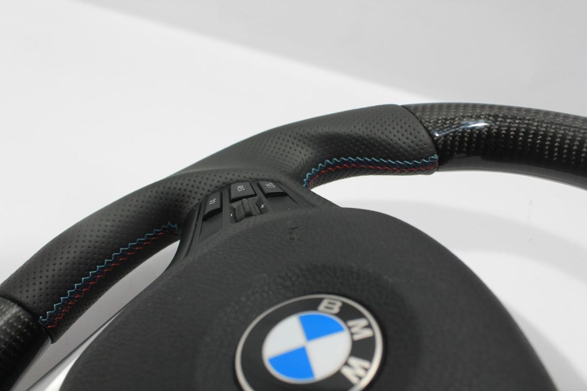 Steering Wheel Carbon Leather BMW F30 F31 F15 F16 - Image 8
