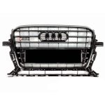 Kubay Design SQ5 black front bumper radiator grille for Audi Q5 S-Line 2012–2015