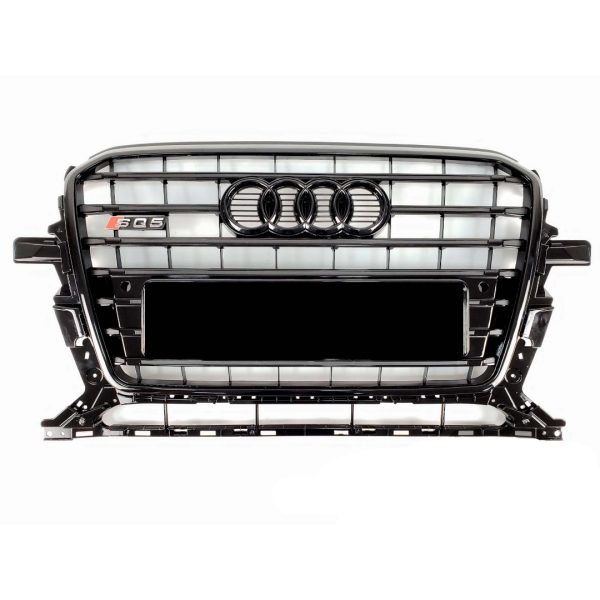 Kubay Design SQ5 black front bumper radiator grille for Audi Q5 S-Line 2012–2015