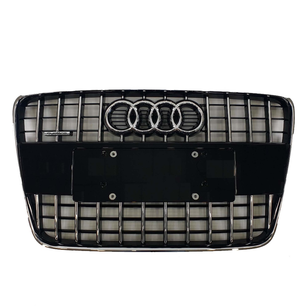 SQ7 Black Front Bumper Radiator Grille for Audi Q7 2008–2015 S-Line SQ7 black front bumper radiator grille for Audi Q7 2008–2015 S-Line with sleek modern design