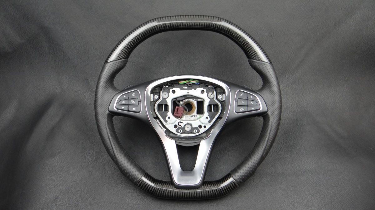 Steering Wheel Carbon Leather Mercedes-Benz E-Class W212 - Image 2