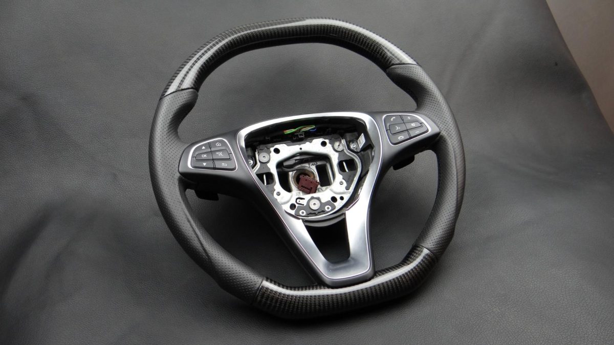 Steering Wheel Carbon Leather Mercedes-Benz E-Class W212 - Image 3