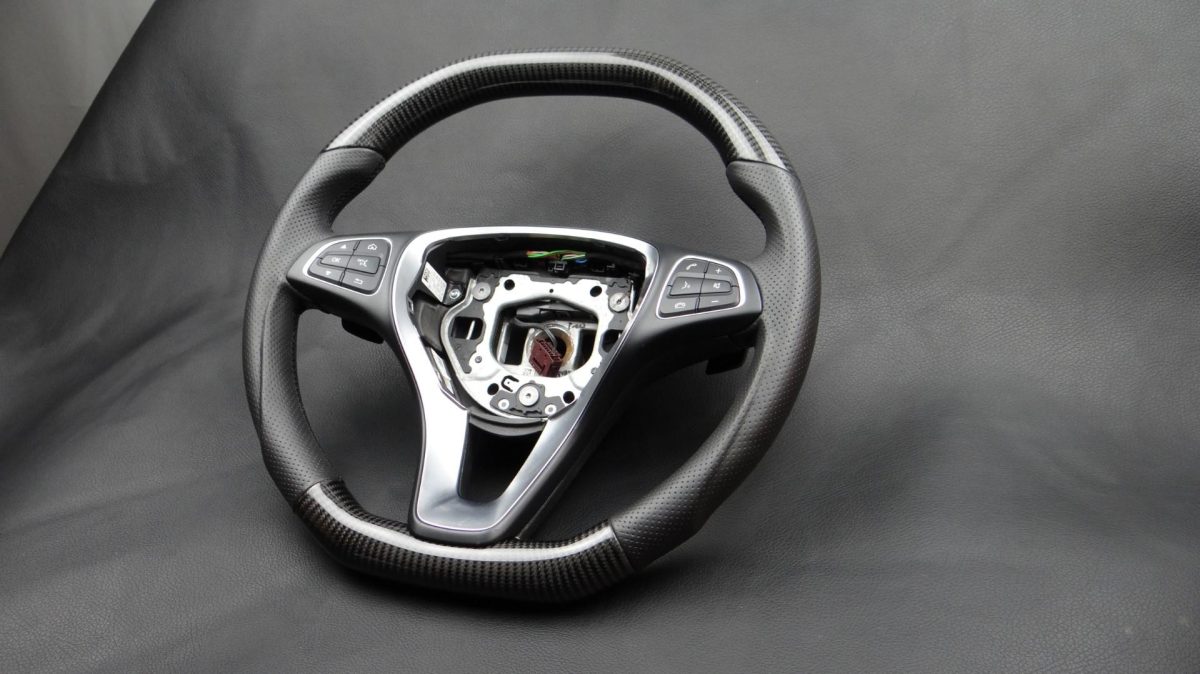 Steering Wheel Carbon Leather Mercedes-Benz E-Class W212 - Image 4