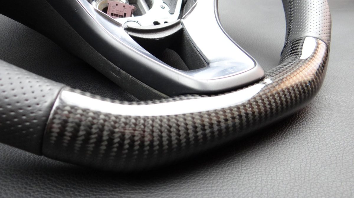 Steering Wheel Carbon Leather Mercedes-Benz E-Class W212 - Image 7