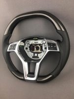 Carbon Fiber AMG Steering Wheel – Mercedes C-Class & E-Class W204 W207 W212 W218 - Image 2