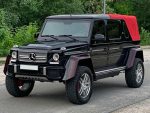 Front view of 2001 Mercedes-Benz Landaulet luxury off-road SUV in black