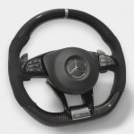 amg carbon alcantara steering wheel mercedes gle