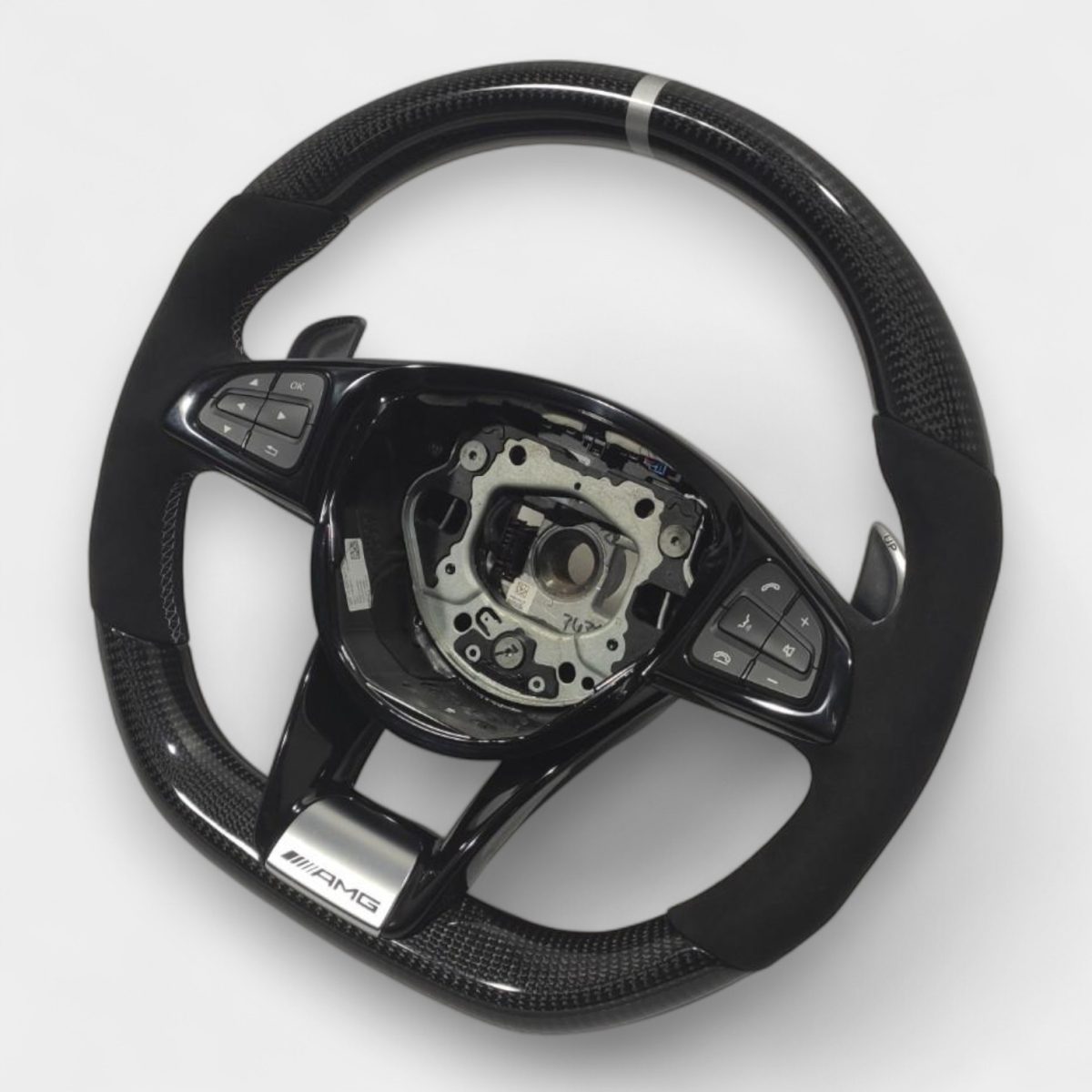 premium amg alcantara steering wheel mercedes w205