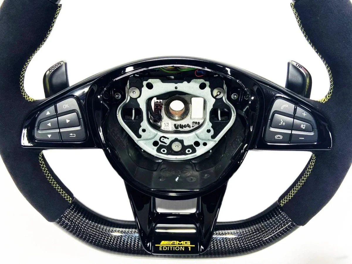 sport carbon steering wheel mercedes gt amg