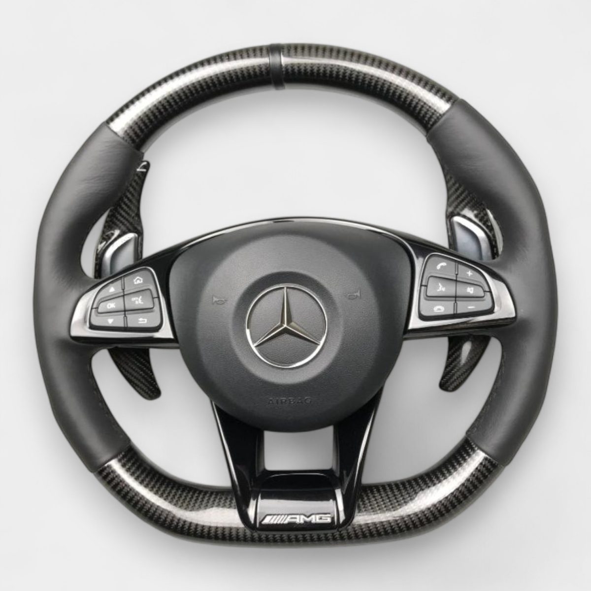 amg carbon fiber steering wheel mercedes w205