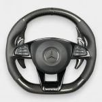 mercedes e class w213 amg carbon steering wheel black stripe
