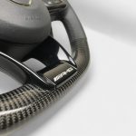 amg carbon wheel mercedes w205 flat bottom