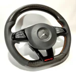 gls amg style carbon leather wheel upgrade