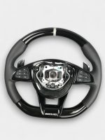 amg piano black leather steering wheel mercedes w205