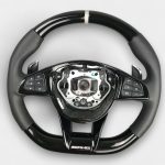 mercedes e class w213 amg piano black steering wheel