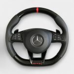 amg piano black steering wheel mercedes w205