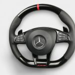 piano black leather steering wheel kubay design