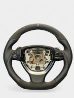 BMW F01 black leather carbon Alcantara steering wheel