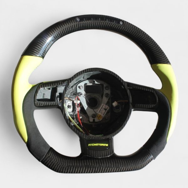 audi r8 flat bottom carbon wheel
