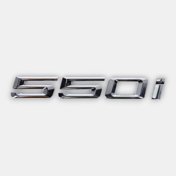 BMW 550i emblem metal