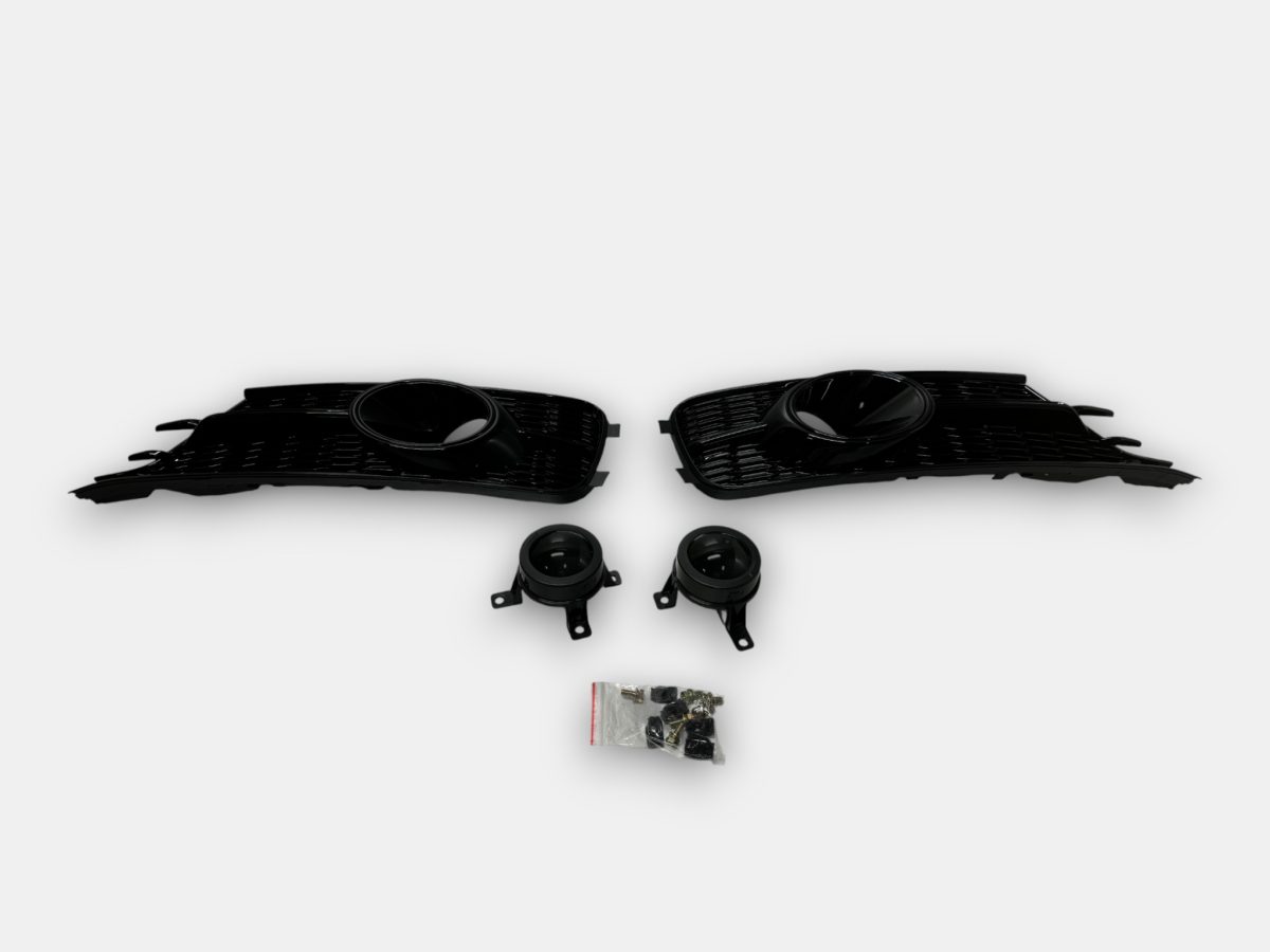 Audi A6 C7 S Line black fog grilles