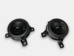 Black style fog light grilles Audi A6 2014