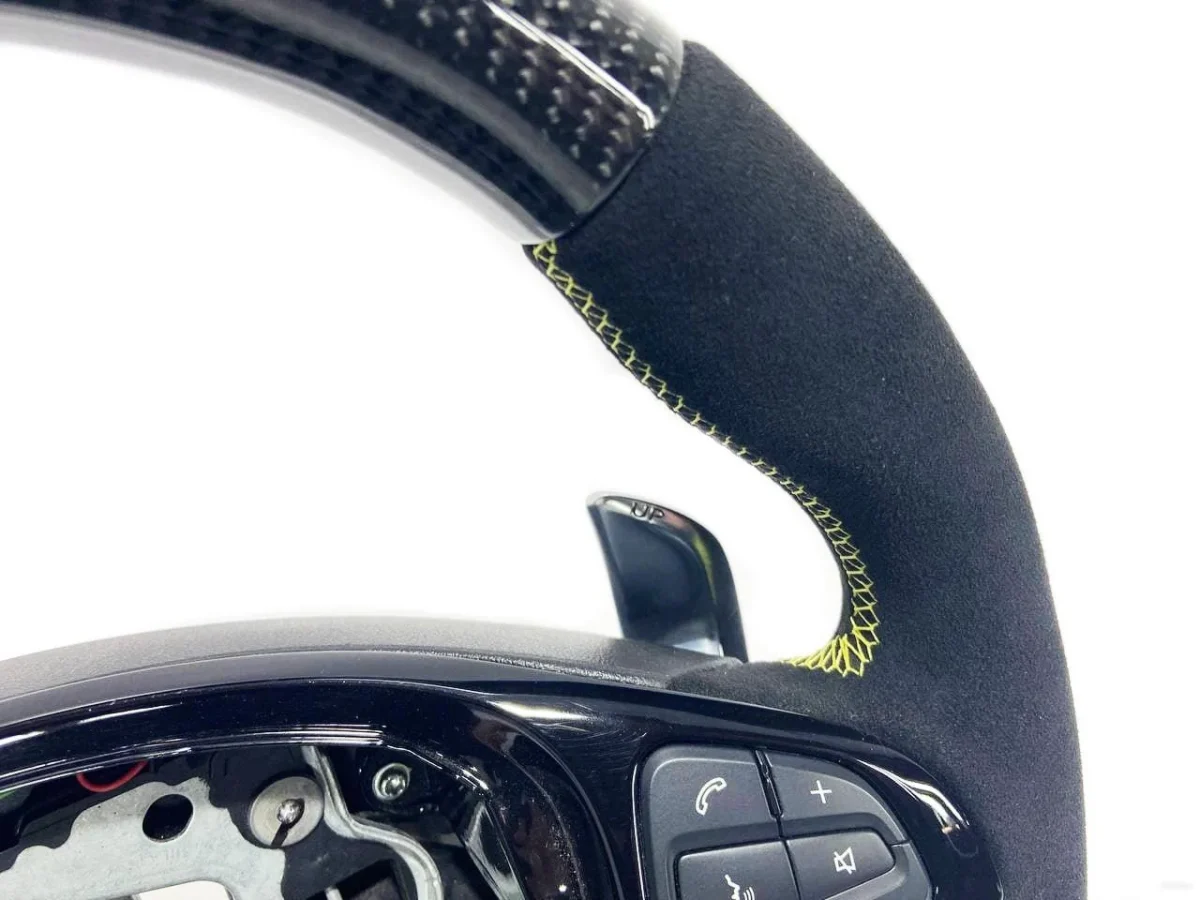 Mercedes GLS GLE carbon fiber steering wheel upgrade