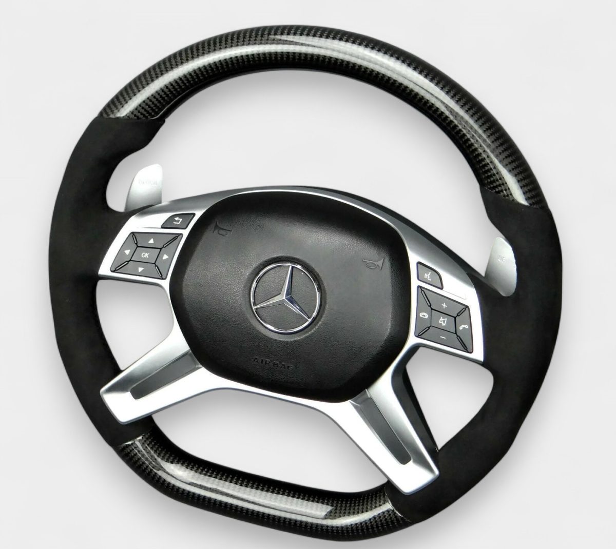 Carbon Alcantara AMG style steering wheel Mercedes G W463