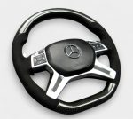 Flat bottom carbon steering wheel GL ML W166 X166